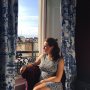 Waking-up in this lovely hotel with sunshine on my face enjoying the view of the Parisian streets 🙌🏼 ☀️#itwasablessed #workday #rkipling #bellybump #viva400visionista