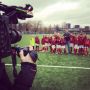 Draaien vandaag in Gouda voor een nieuwe webserie voor de #KNVB!