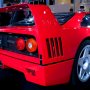 【東京オートサロン2017】Ferrari F40 Light weight 最初期に100台だけ作られた樹脂製スライドウィンドウ等を備える軽量バージョンだそうです 