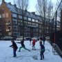 Sneeuwpret bij de Margriet. 