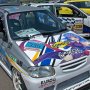 【ひめたま痛車祭2017】東北を拠点に活動しているささ子レーシングさんのアルト(東北660選手権参戦車)  