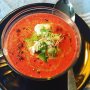 Gister zulke lekkere #gazpacho gemaakt, eigen receptje! Met natuurlijk #tomaatjes en #watermeloen #paprika #tomatillios en heel veel geheimpjes van deze huischef ;)