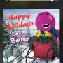 Same song on repeat on the way to preschool. #barney #jinglebells #NannyLife #nannydiaries