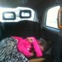 @ladykcab yes a bit . Here she is on way home 