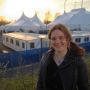 At #CirqueDuSoleil with a very happy girl. 