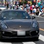 【蔵の街サマーフェスタ2016】フェラーリとランボが大勢を占める中、貴重なポルシェ枠のケイマンさんも爆走！  