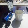 Oreos and coffee for breakfast 