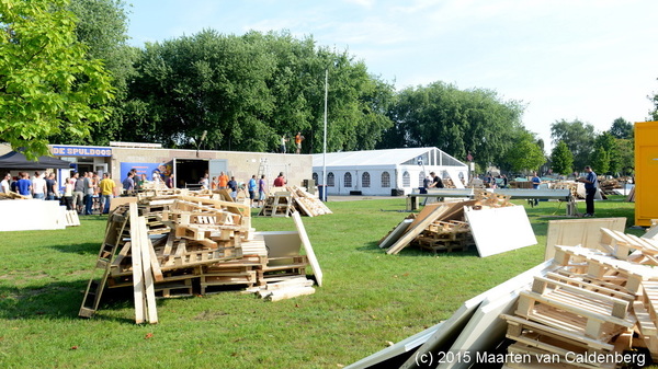 Bij @sjvrosmalen werd vandaag hard gewerkt aan de opbouw voor #sjvkvw