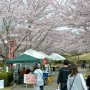 【石岡市・常陸風土記の丘】橋を渡った先には公園内で唯一の飲食物を売ってる売店があります この日も雲に日差しを遮られ目まぐるしく光線の具合が変わる天気...(；´Д｀) 青空だったらなぁ... 