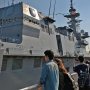 【FleetWeek 横浜艦艇公開】まあさん橋からでもいずもちゃんの巨大さは感じられるけど(震え声)