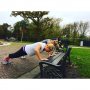 Push-ups in het park! #circuit #vondelpark #MOVEmber @vitalitien #zaterdag #naarbuiten #pushup