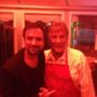 Met de legendarische @MartinGaus bij de entree van Ekdoms Eetcafé! #nietlikken #sr13 