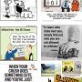"I went on a blind date last night. We watched a silent film. We stayed up all night talking in sign language. I fell asleep in the fetal position in her cat's litter box. Ah, 'twas a great night. I'l