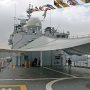 【FleetWeek 横須賀艦艇公開】この艦も後部デッキに天幕(というか屋根)ががが