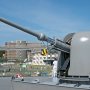 【横須賀YYのりものフェスタ2017】艦首に装備された62口径76mm単装速射砲 