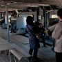 【三笠公園】一部の副砲はハンドルを回すことで砲身の角度を変えられるようになってます