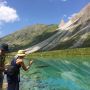 Forellen fotograferen in het Lac des Fees