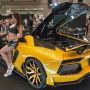 【S.I.Sインポートカーショー2015】アヴェンタドールはリアビューもｶｺ(・∀・)ｲｲ!! この厨二臭いデザイン最高じゃなイカ！