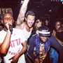 Toen ik nog wild evangeliserend door de clubscene trok. M'n broeder, reverend Dio,  citeert hier psalmen uit z'n hoofd, ouderling Abstract zet een kumbajah in, er wordt gebeden en ik juich Hosanna alsof het leven er vanaf afhangt. En in zekere zin is dat natuurlijk ook zo. Hallelujah! #tbt