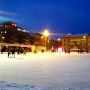 Last night at the central station square