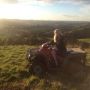 Racing around #newzealand in a skirt. Cuz quad biking is what happens while you're busy making other plans. 