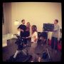 Coming home and totally forgot that @danielashes is shooting a movie in my house :-)