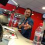 Birthday boy @gerardekdom in actie! #3FM 