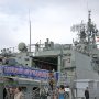 【FleetWeek 横須賀艦艇公開】まずは一番奥に停泊している豪フリゲート艦スチュアートから行きまーす