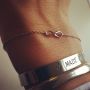 Such a sweet present of my partner in crime @fleuriensluis #eternity #symbol #bracelet #businessbabes #madebypr #xmas