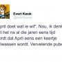 April doet wat ie wil