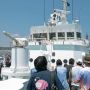 【艦艇公開in大洗】艦橋の前に装備されている小さい砲塔はどうやら放水銃らしい