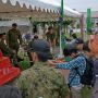 【武器学校・土浦駐屯地開設63周年記念行事】ちびっ子広場では輪投げや射的が出来るようになってました