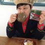 牛窓に移動してAKATSUKI cafe☆ﾟ+.ヾ(●´∀｀)ﾉ.+ﾟ☆相変わらず最高です！！今日はツリーハウスの中でティータイム。