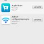 Apple iOS 7 updates van Store- en AirPort-app. 