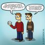 Nou kun je hem weggooien. #cartoon