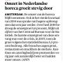 Horecaomzet blijft stijgen. Nu op precrisis niveau volgens CBS (@marcoderksen)