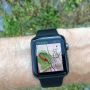 Wandelen met de kaart op je pols, app iphogenie, werkt redelijk