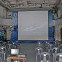 【FleetWeek 横須賀艦艇公開】後部格納庫ではなにやらビデオが放映されていたが誰も見てないｗｗｗｗｗｗｗ