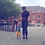Happy moment with my little friend  who starts talking about and pointing to everything he sees and recognizes 😍 #timeflies #childlanguage #goesfast #littlefriend