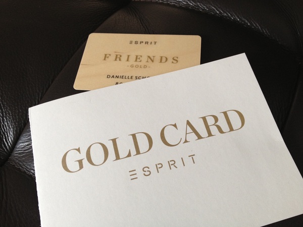 Gold card binnen. #retailspot