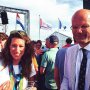 Mooi gouden #skadi momentje afgelopen weekend op WK #roeien 🏅🏅