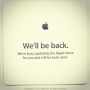Apple Stores are down. iPad air and maybe something else?