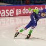 Prima boarding voor Bob bij het schaatsen. 
