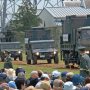 【下志津駐屯地創設62周年記念行事】レーダー搭載車はすごく重そうだ 
