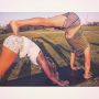 This just happened... #yoga #outside #acrobatics 