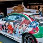 【大洗ガルパン痛車道コンテスト】裏路地なので日当たりが悪く明暗差がキツイ...(;´Д｀) もうちょっと場所をだな...ｗ