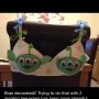 The  theme for decorating bras  for girls doing the moon walk this year is space. Well it tickled me . 