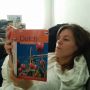 Somebody likes her Christmas present. @trekstar is already practicing her Dutch