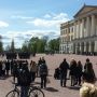 Show voor het koninklijk paleis