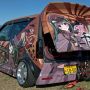 【第8回館林痛車ミーティング】竹ヤリにオバフェンにリアハッチのバスレフスピーカー・・・ DQN車の基本装備ですね わかりますｗ #痛車